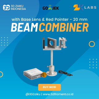 ZKLabs Beam Combiner Set 20 mm 25 mm with Base Lens and Red Pointer